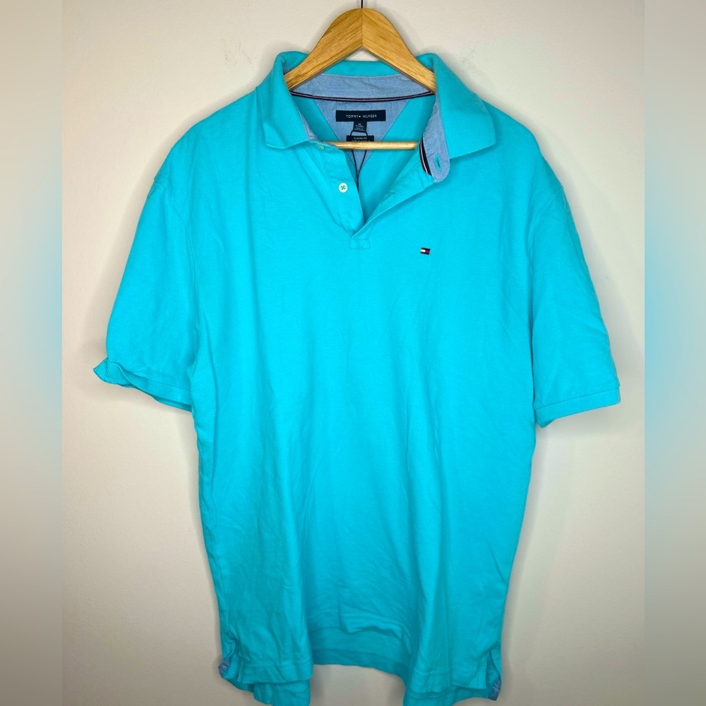 Lot of 2 Men’s Tommy Hilfiger Short Sleeve Polo Shirts XL NWOT